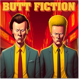 Pulp Fiction Beavis and Butt-Head Posters and Art